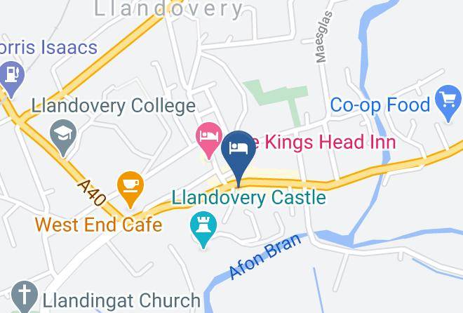 Carmarthenshire - The White Hall Hotel Maps