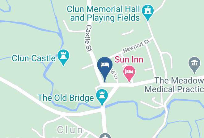 Shropshire - The White Horse Inn Clun Maps