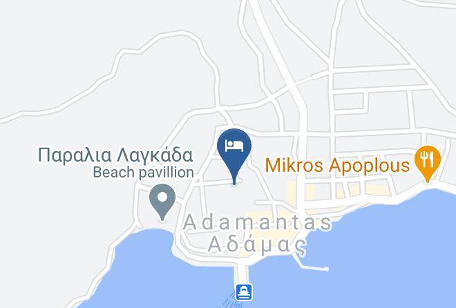Milos - The White Hotel Milos Maps