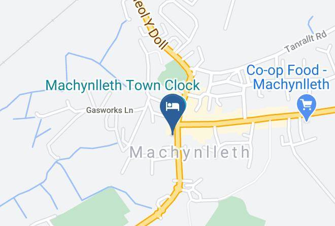 Powys - The White Lion Hotel Machynlleth Maps