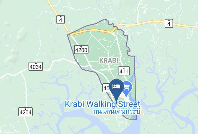 Mueang Krabi District - The White Pearl Hotel Maps