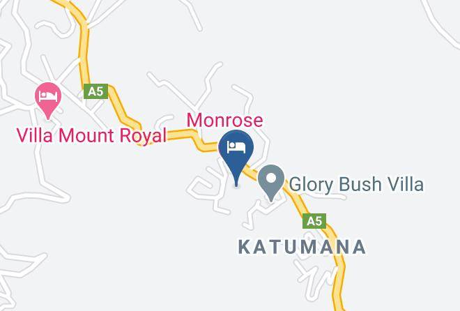 Kandy - The White Rose Holiday Bungalow Maps