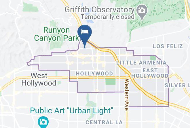 Los Angeles - The Whitley Hollywood Maps