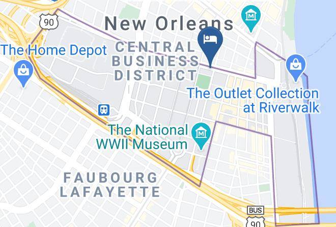 Orleans Par - The Whitney Hotel Maps