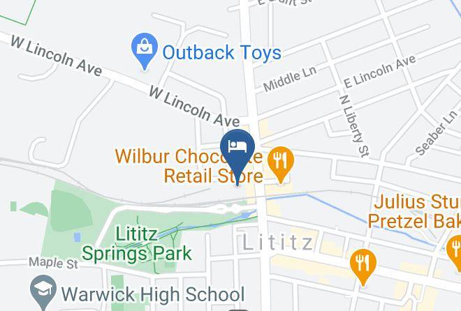Lancaster - The Wilbur Lititz Tapestry Collection By Hilton Maps