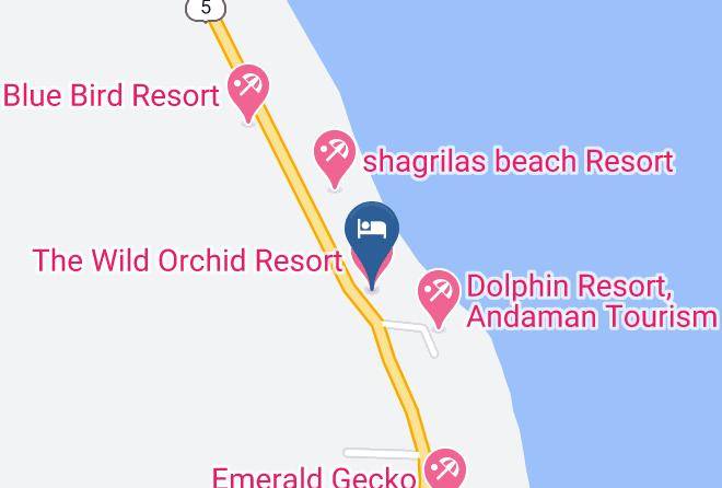 The Wild Orchid Resort Map