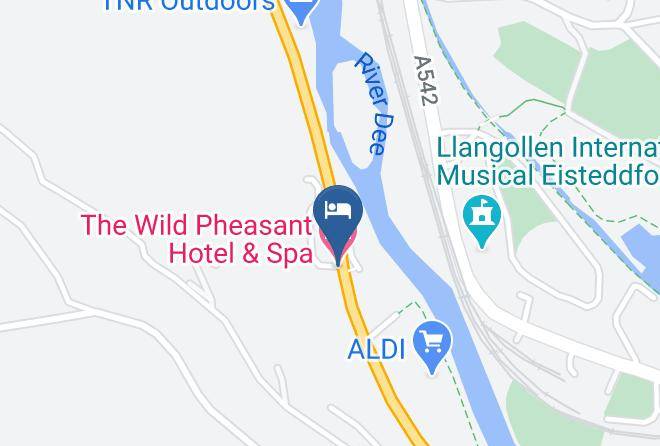 Denbighshire - The Wild Pheasant Hotel & Spa Maps