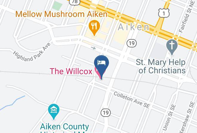 Aiken - The Willcox Salon & Spa Maps