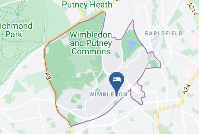 London - The Wimbledon Hotel Maps
