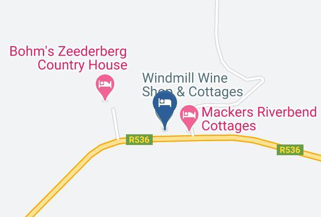 Thaba Chweu - The Windmill Country Retreat Maps