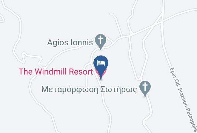 Perifereiaki Enotita Nison - The Windmill Resort Maps