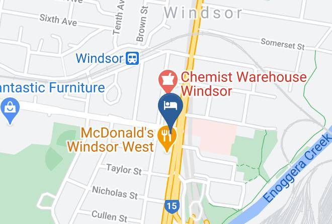 Brisbane - The Windsor Apartments And Hotel Maps