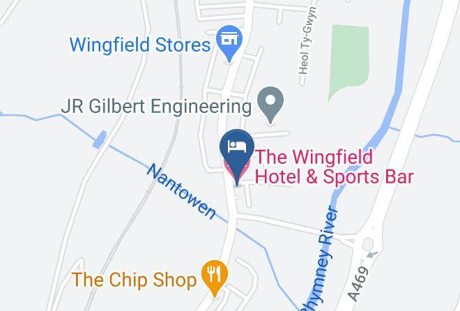 Caerphilly - The Wingfield Hotel & Sports Bar Maps