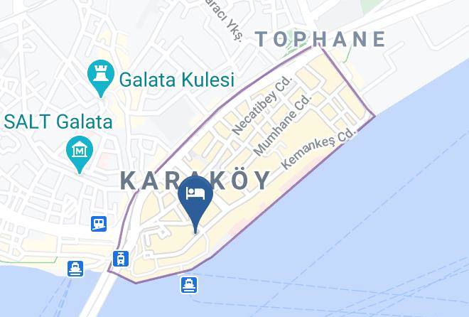 Beyoglu - The Wings Hotel Maps