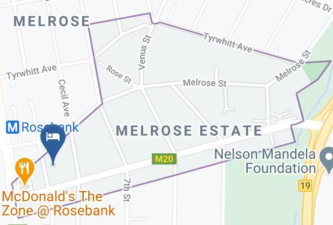 City Of Johannesburg - The Winston Hotel Maps