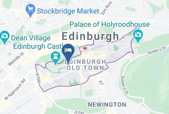 Edinburgh City - The Witchery By The Castle Maps