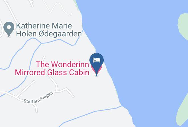 Raelingen - The Wonderinn Mirrored Glass Cabin Maps