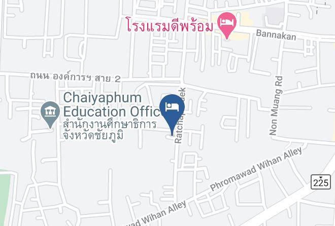 Amphoe Mueang Chaiyaphum - The Wonders Hotel Maps