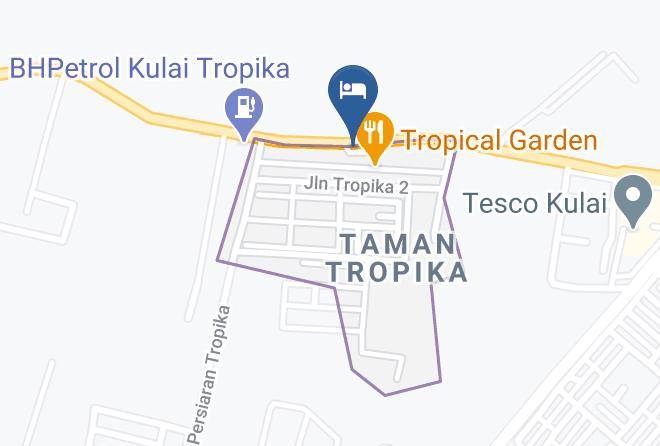 Kulai Jaya - The Wood Hotel Maps