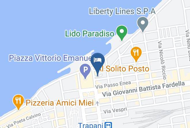 Trapani - B&b Piazza Vittorio Maps