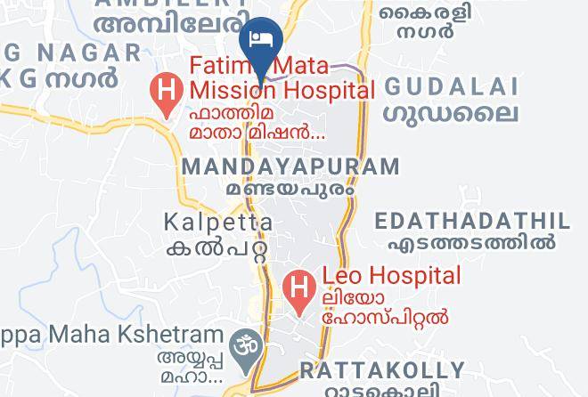 Kalpetta - The Woodlands Hotel Maps