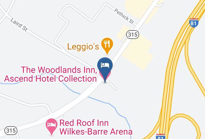 Luzerne - The Woodlands Inn Ascend Hotel Collection Maps