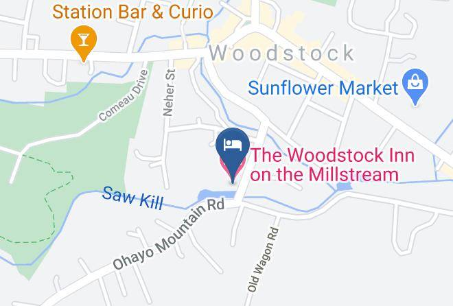 Ulster - The Woodstock Inn On The Millstream Maps
