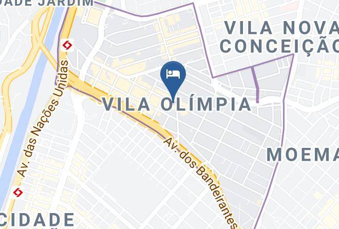 Sao Paulo Itaim Bibi - The World Hotels Maps