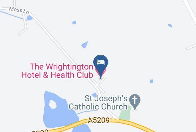 Lancs - The Wrightington Hotel & Health Club Maps