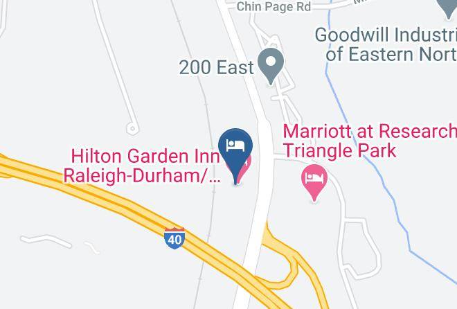The Wyndham Hotel At Research Triangle Park Map