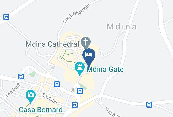 Mdina - The Xara Palace Relais & Chateaux Maps