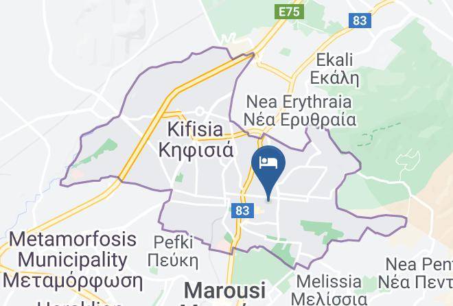North Athens - The Y Hotel Maps