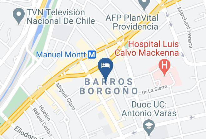 Santiago - The Yard Providencia Maps