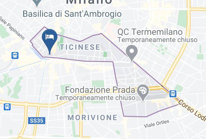 Milan - The Yard Hotel Maps