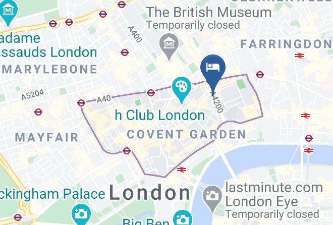 London - The Z Hotel Holborn Maps