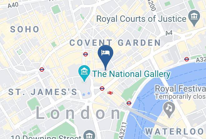 London - The Z Hotel Trafalgar Maps