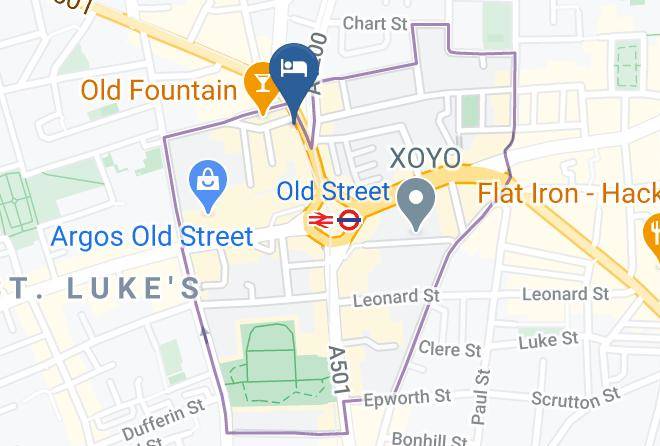 London - The Z Hotel Shoreditch Maps