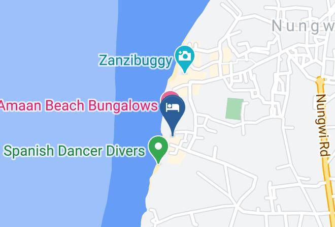Zansibar North Central - The Z Hotel Maps