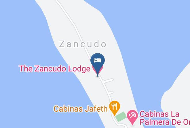 Golfito - The Zancudo Lodge Maps