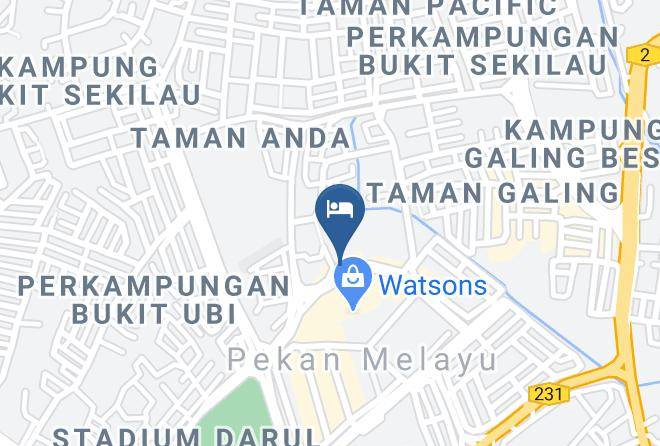 Kuantan District - The Zenith Hotel Maps