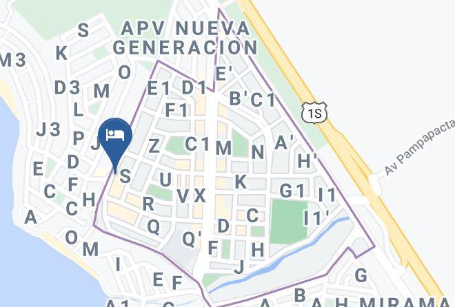 Punta Hermosa - The Zone Hotels Maps