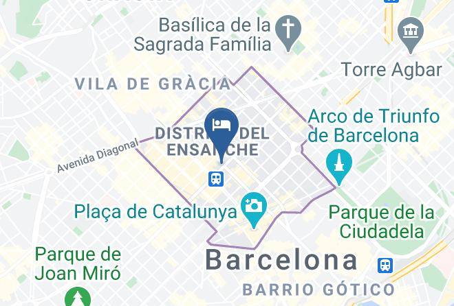 Barcelona - The8 Boutique B&b Maps