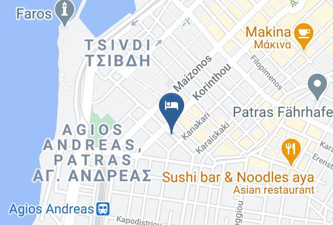 Theano's Cozy & Quiet Lux Home Bnb In Patras Map