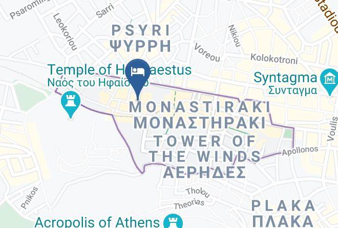Theasis Athens Map