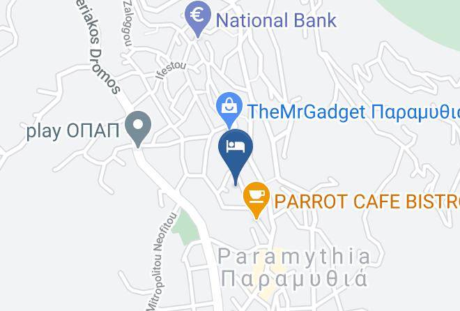Thesprotia - Theasis Hotel Paramythia Maps