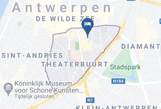 Theater Hotel Antwerpen Map