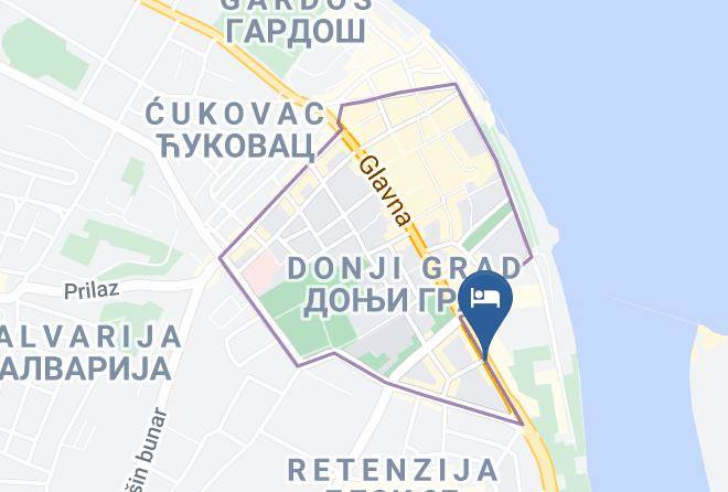 Belgrade City - Theater Hotel Belgrade Maps