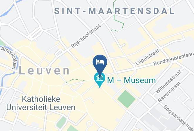Flemish Brabant - Theater Hotel Maps