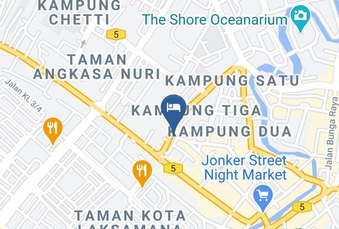 Melaka Tengah - Theblanc Boutique Hotel Maps