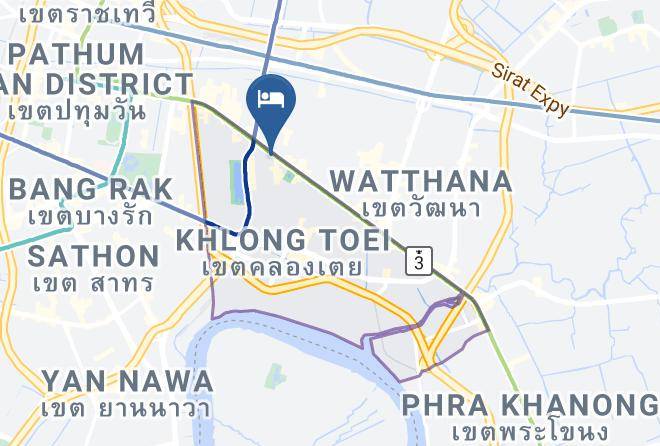Khlong Toei District - Thee Bangkok Hotel Maps